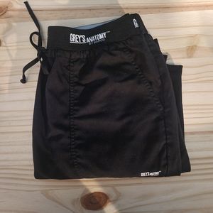 Black Grey's Anatomy Scrub Pants